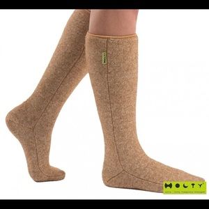 New! Elastic 100% Camel’s Hair warming long socks.